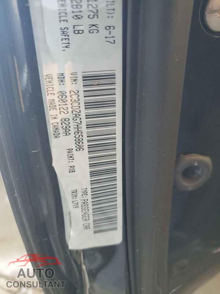 DODGE CHALLENGER 2017 - 2C3CDZAG7HH658606