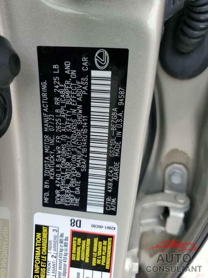 LEXUS ES350 2024 - 58AFZ1B14RU161411