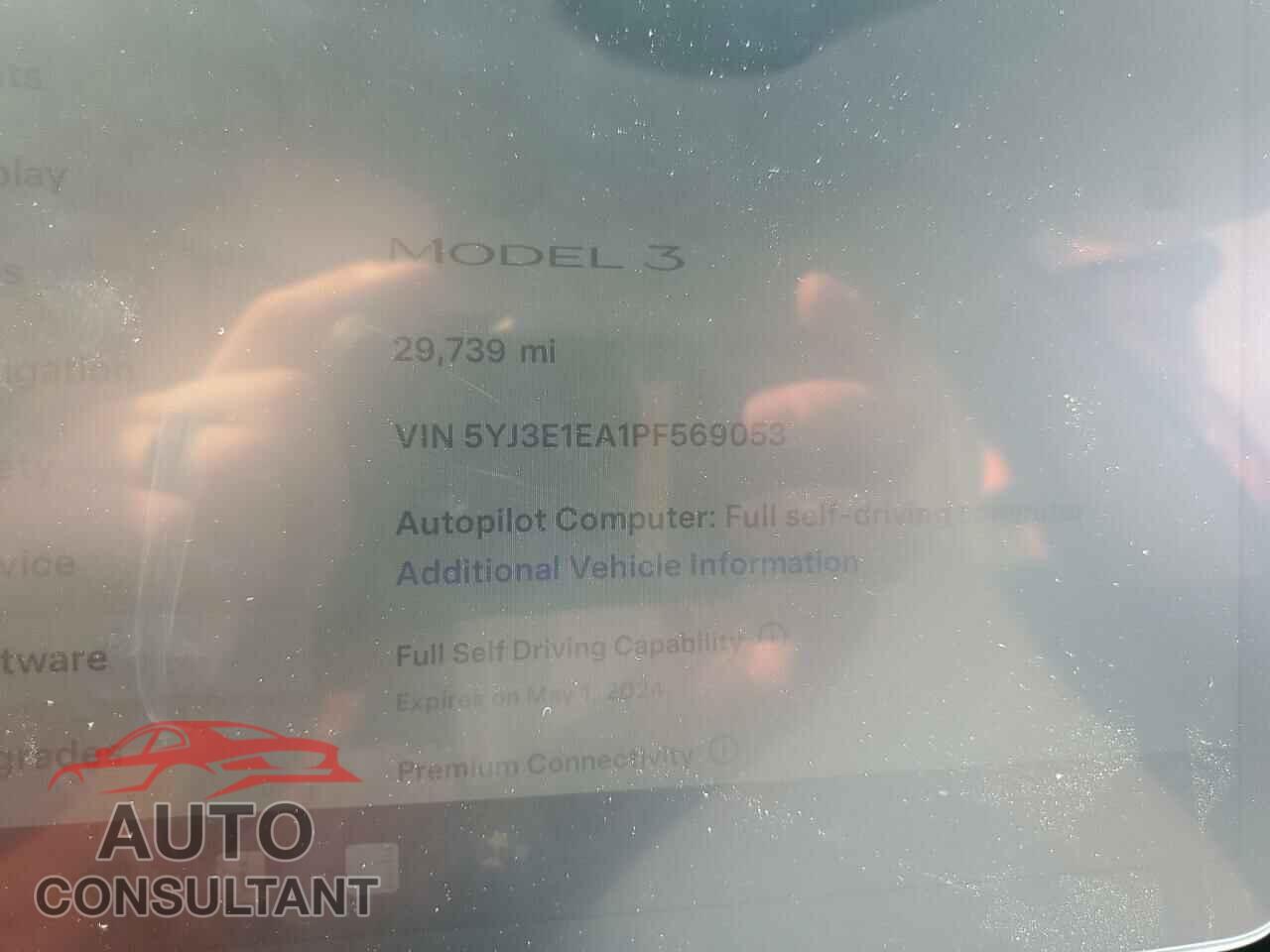 TESLA MODEL 3 2023 - 5YJ3E1EA1PF569053