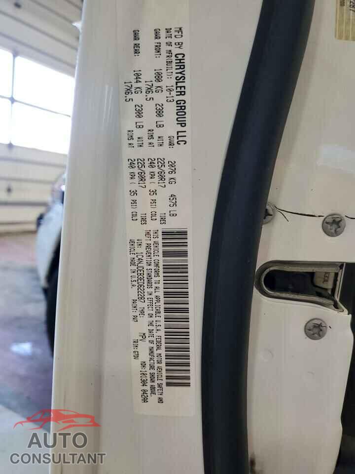 JEEP COMPASS 2014 - 1C4NJDEB3ED622287