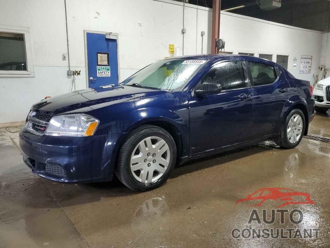 DODGE AVENGER 2013 - 1C3CDZAB4DN741822