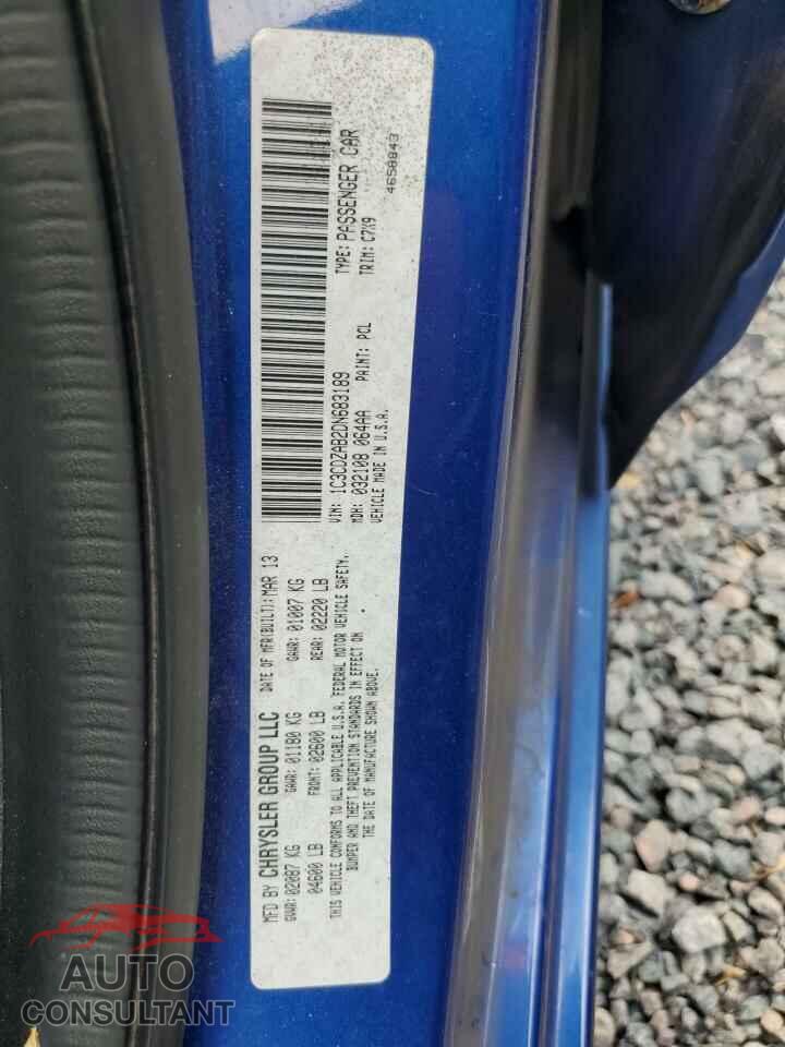 DODGE AVENGER 2013 - 1C3CDZAB2DN683189