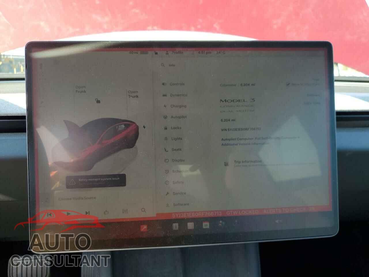 TESLA MODEL 3 2024 - 5YJ3E1EB0RF766713