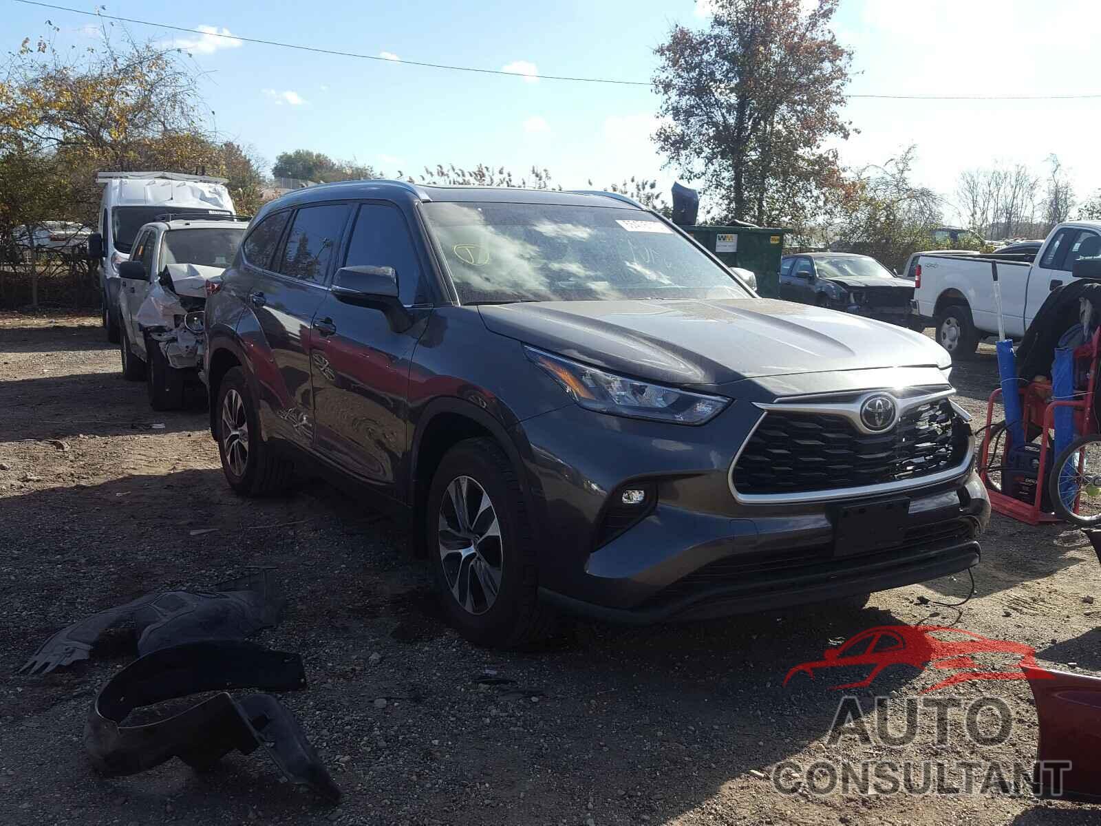 TOYOTA HIGHLANDER 2020 - 5TDHZRBH9LS011127