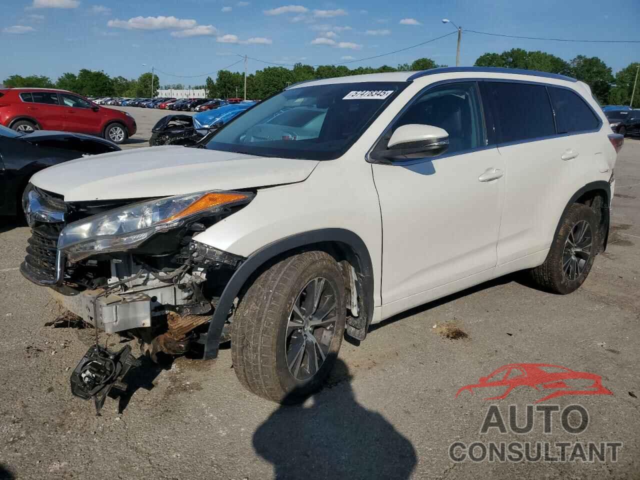 TOYOTA HIGHLANDER 2016 - 5TDJKRFH6GS317322
