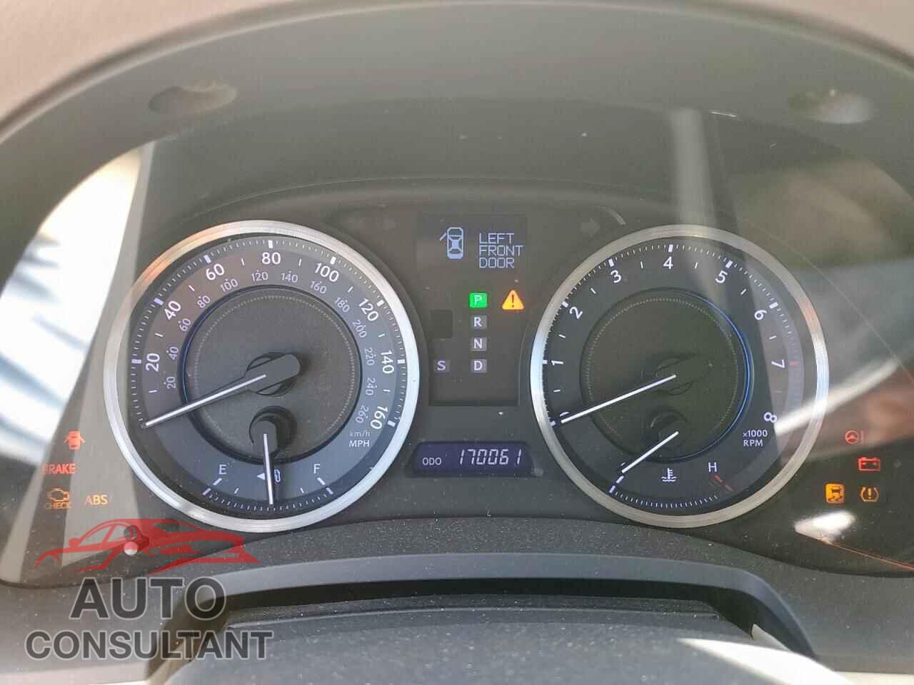 LEXUS IS 2012 - JTHBF5C23C5170120