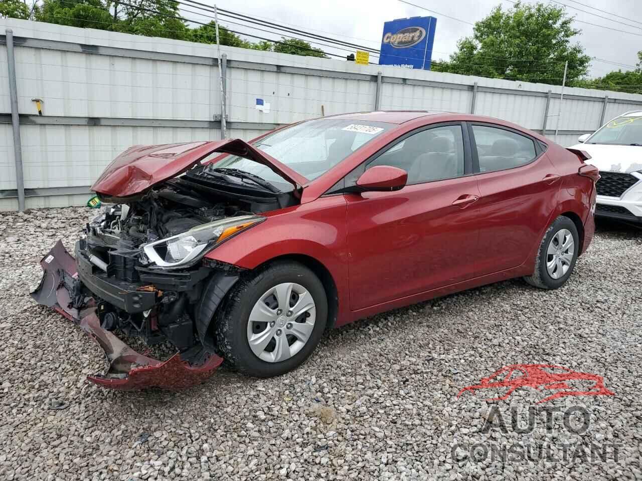 HYUNDAI ELANTRA 2016 - 5NPDH4AE0GH759076