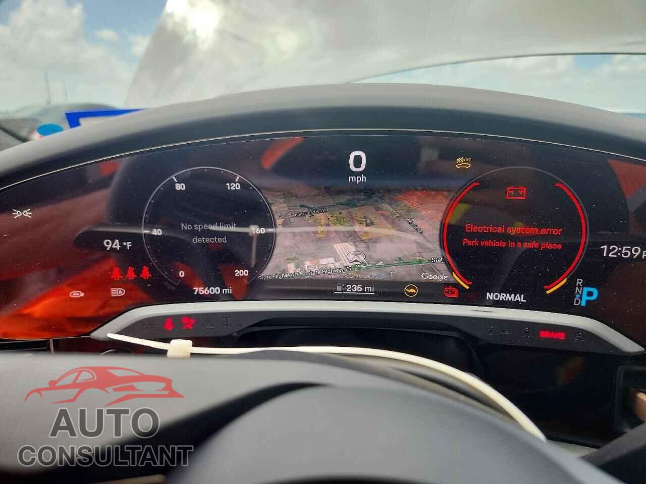 PORSCHE TAYCAN 2021 - WP0AC2Y16MSA62634