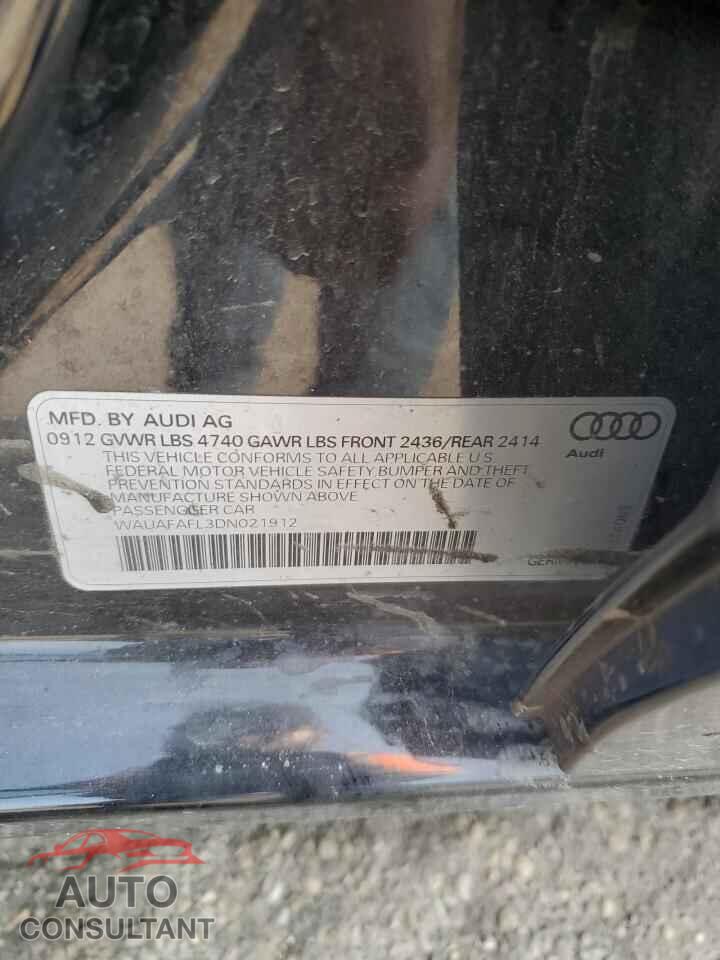 AUDI A4 2013 - WAUAFAFL3DN021912