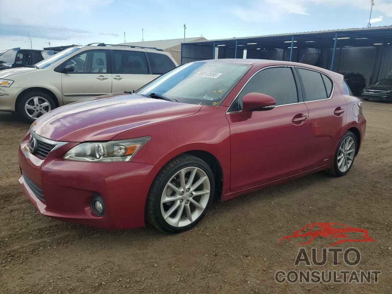 LEXUS CT 200 2012 - JTHKD5BH5C2119652