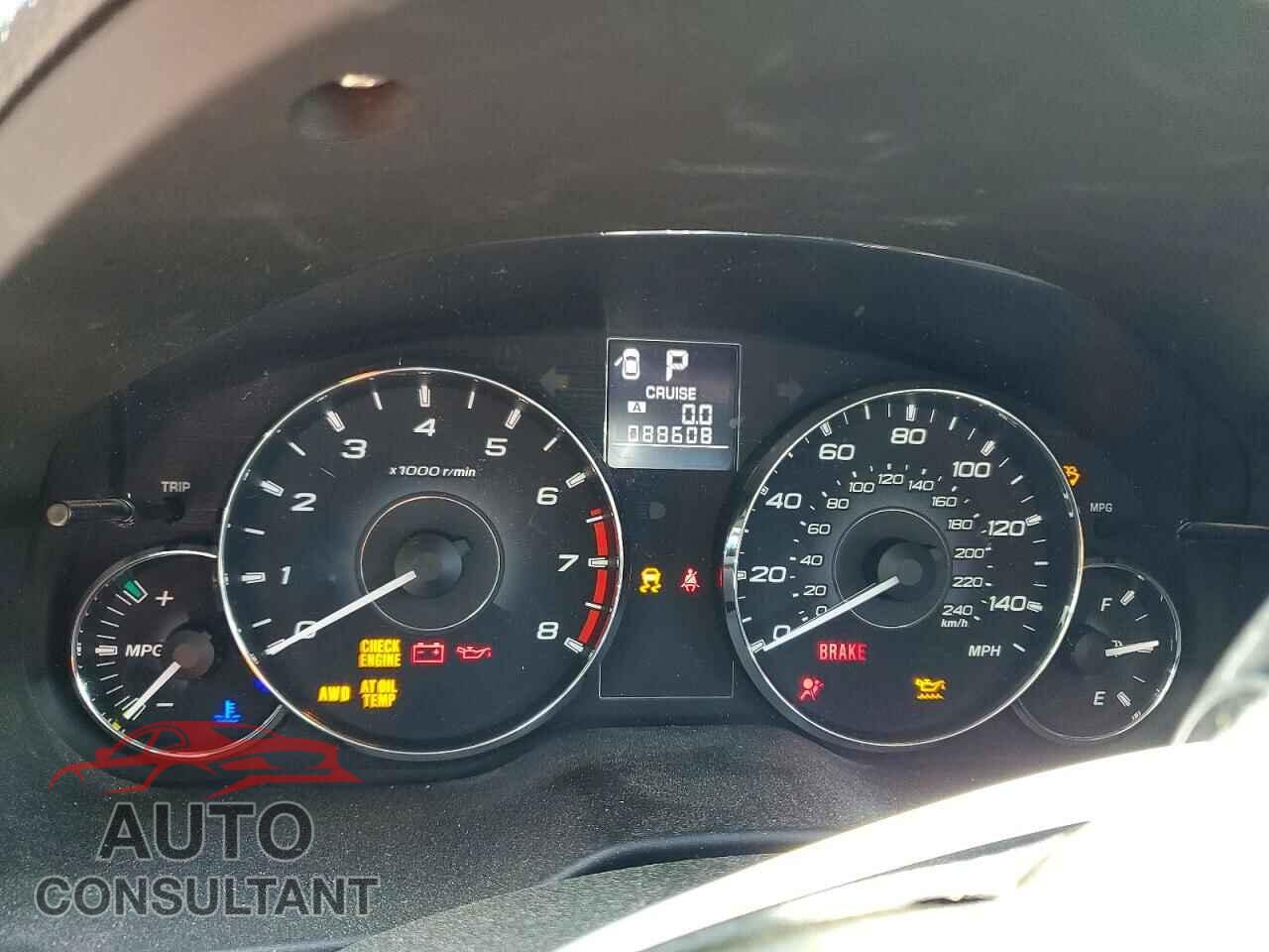 SUBARU OUTBACK 2012 - 4S4BRBCC1C3301035