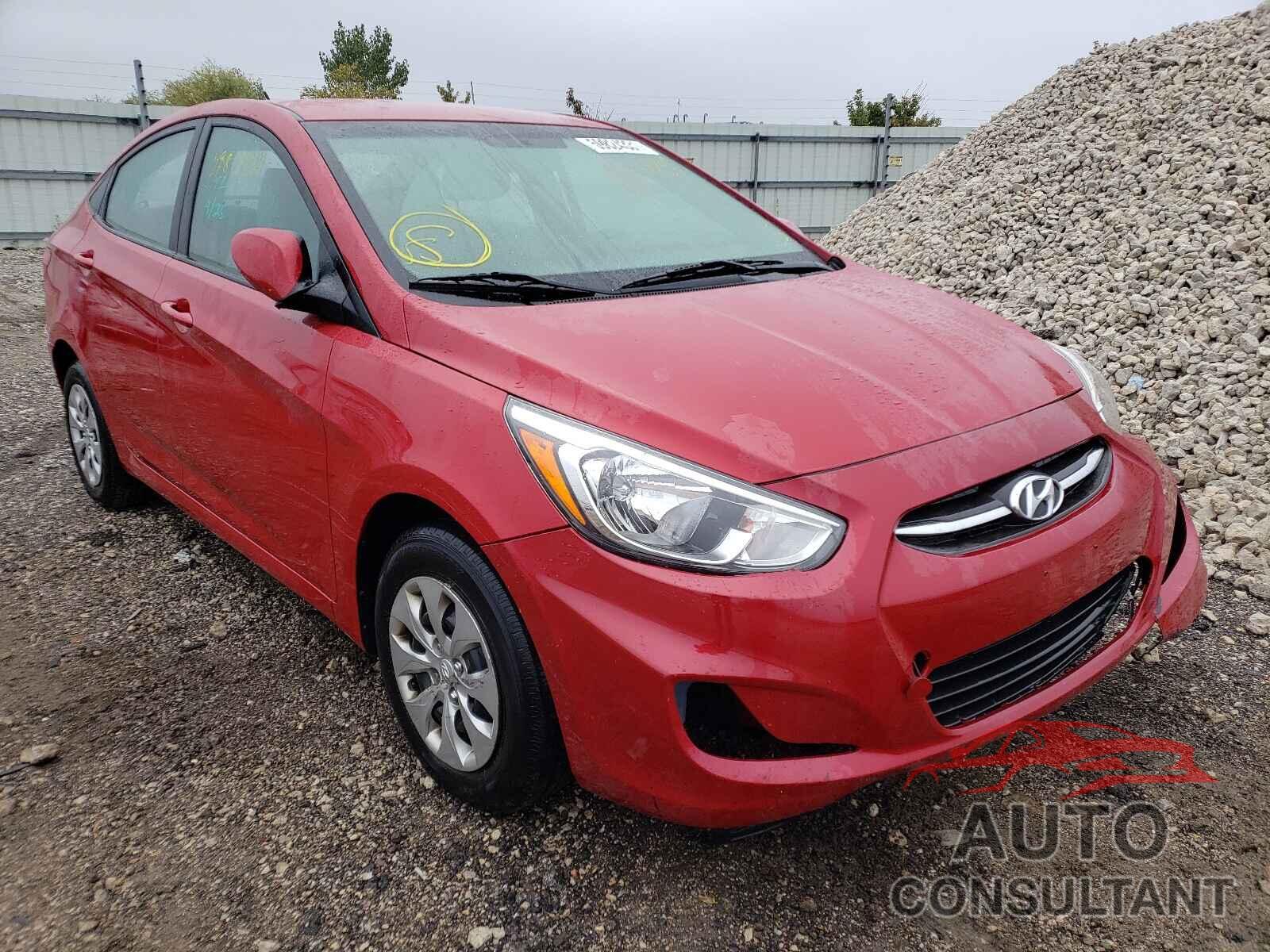 HYUNDAI ACCENT 2017 - KMHCT4AE6HU188139