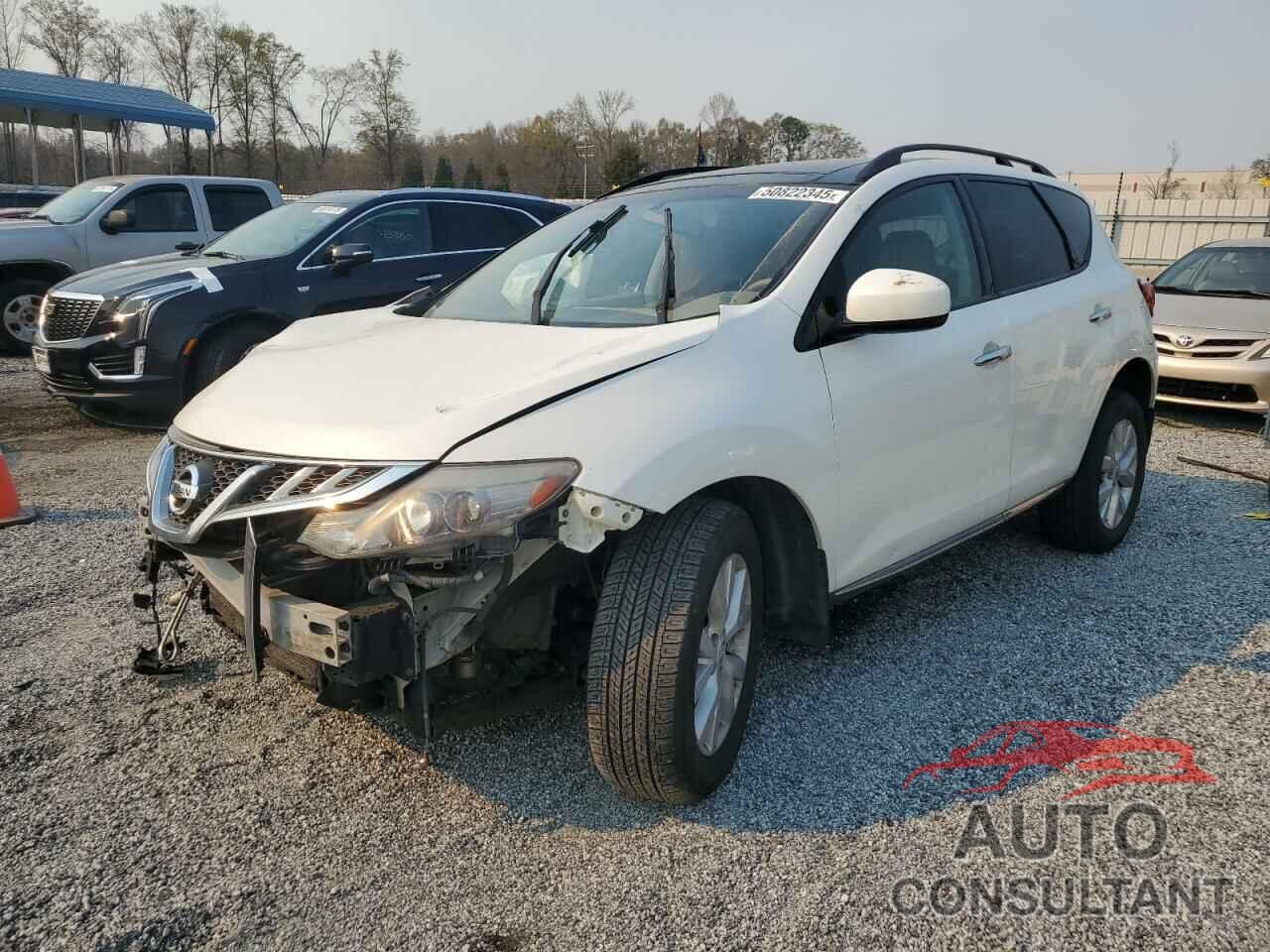 NISSAN MURANO 2012 - JN8AZ1MW6CW203818