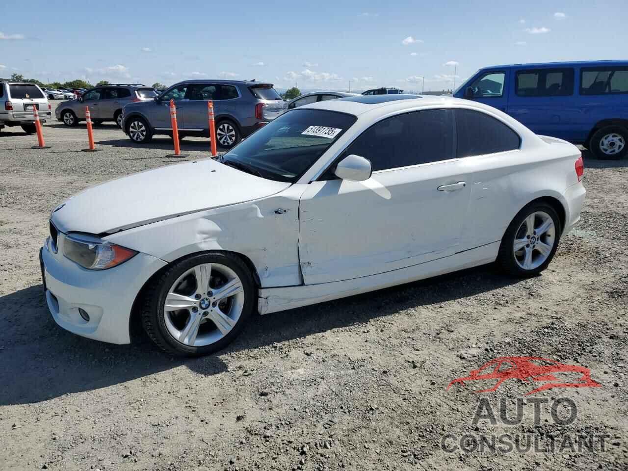 BMW 1 SERIES 2012 - WBAUP9C59CVS94186