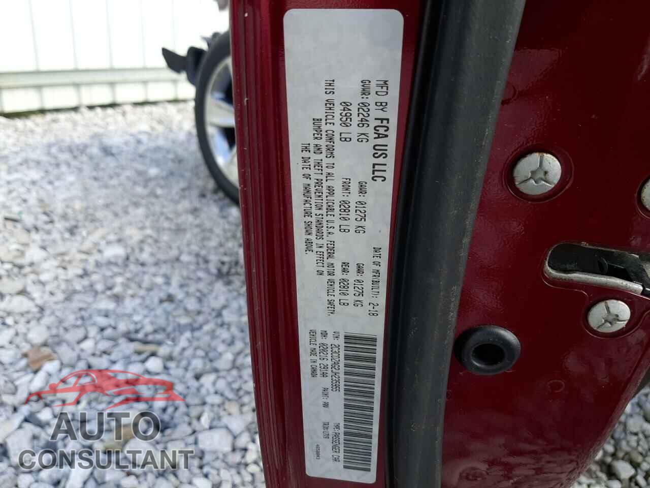 DODGE CHALLENGER 2018 - 2C3CDZAG2JH235955