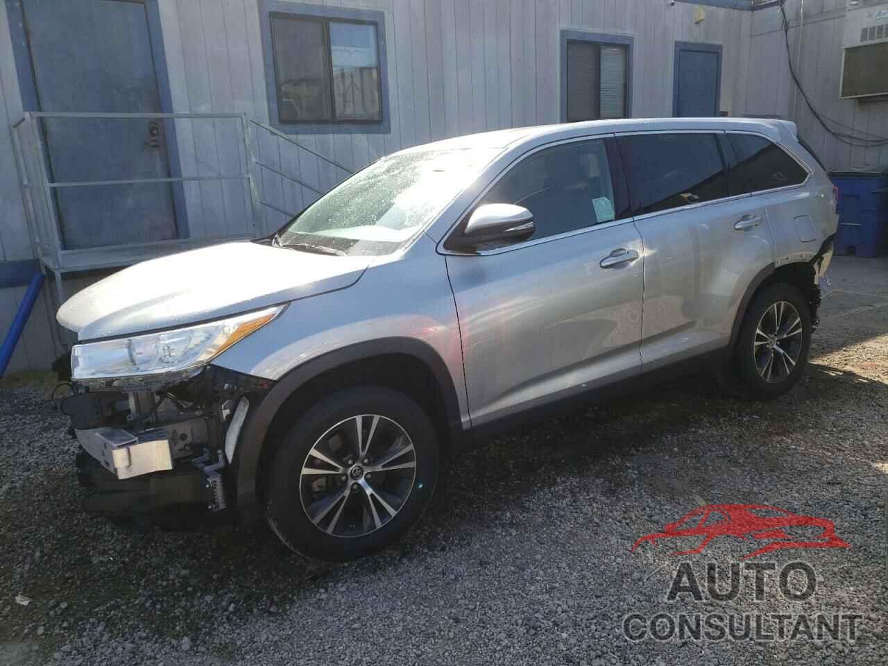 TOYOTA HIGHLANDER 2019 - 5TDZZRFH0KS363705