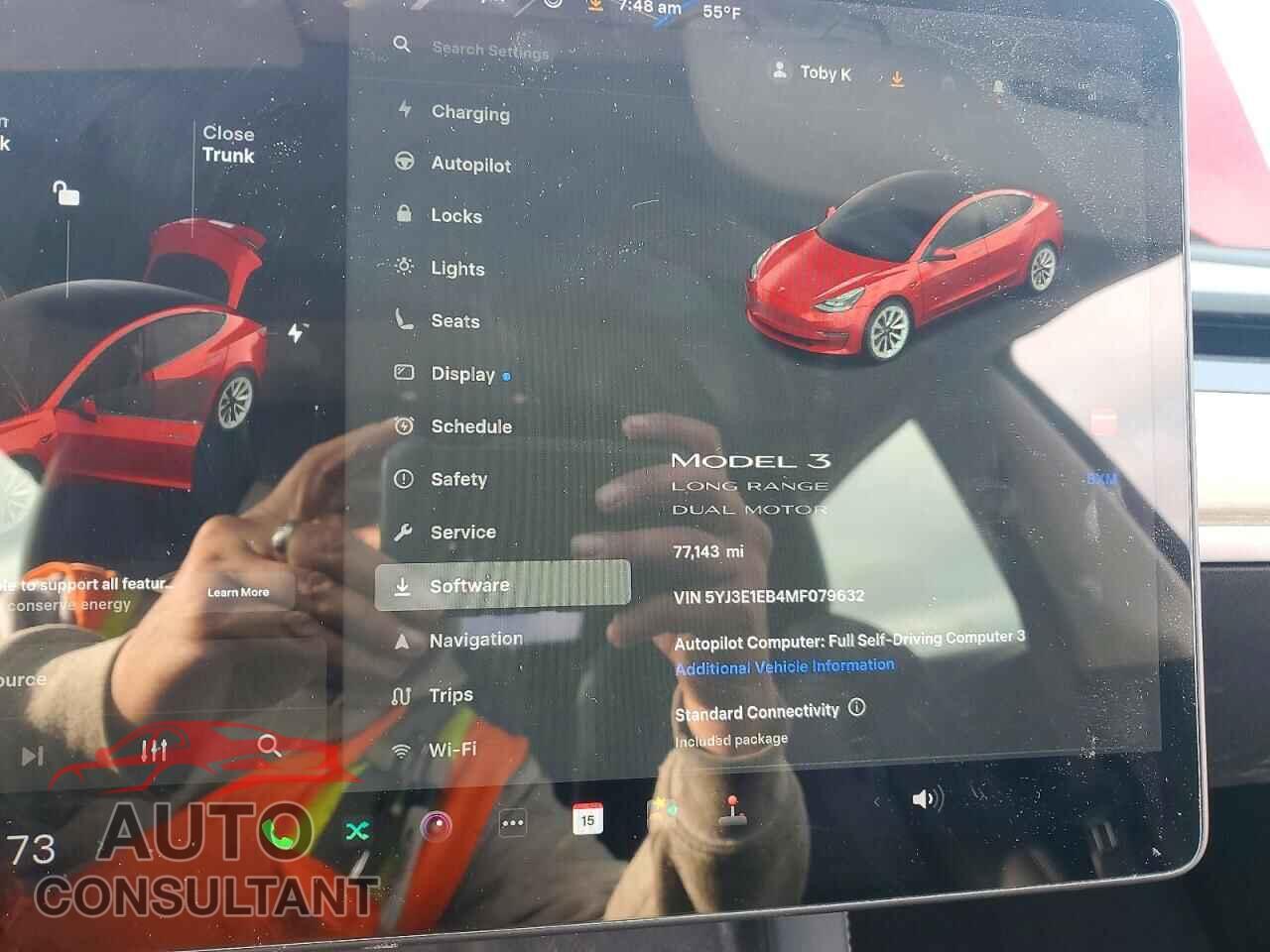 TESLA MODEL 3 2021 - 5YJ3E1EB4MF079632
