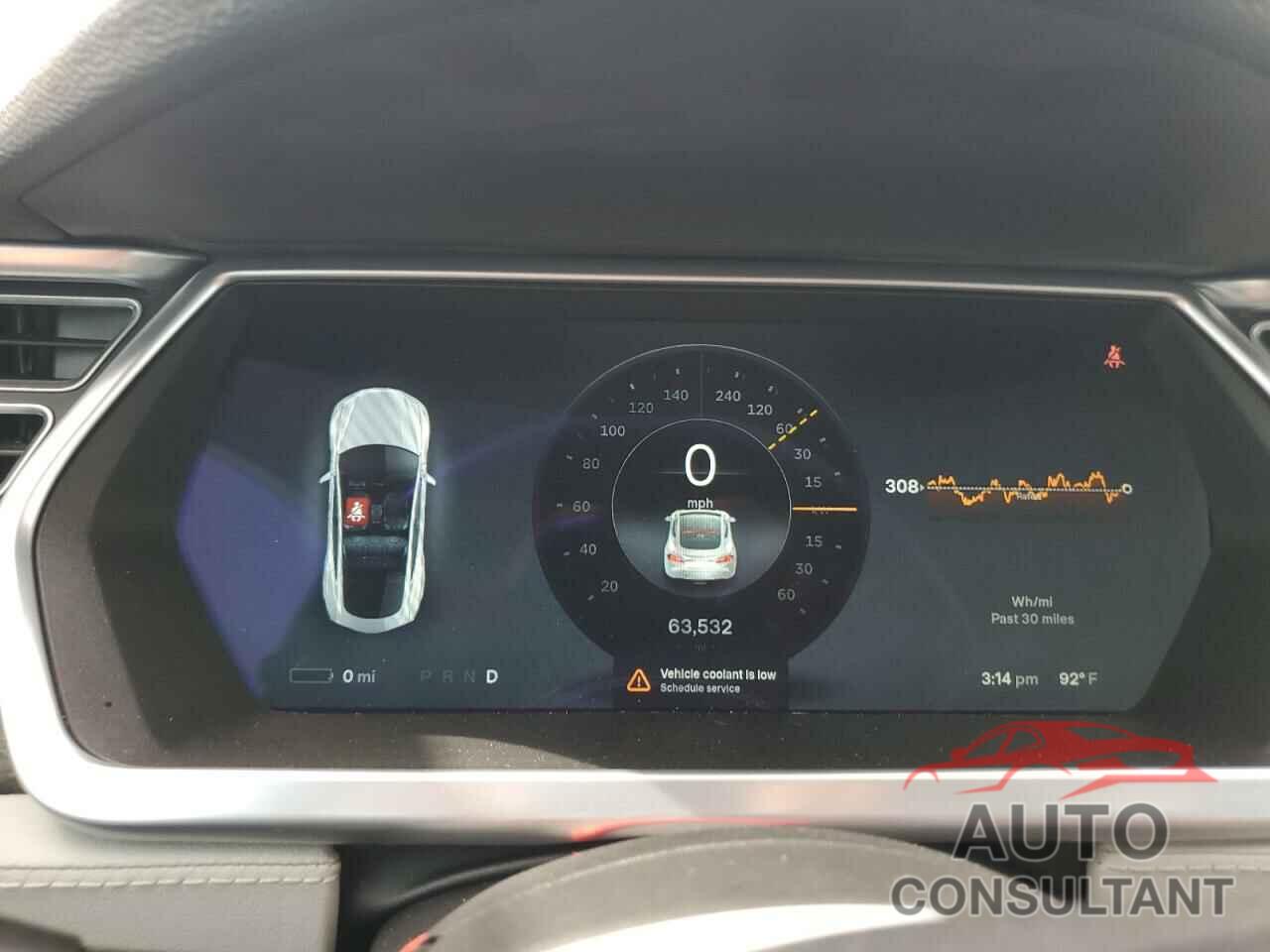 TESLA MODEL S 2013 - 5YJSA1CG0DFP22581