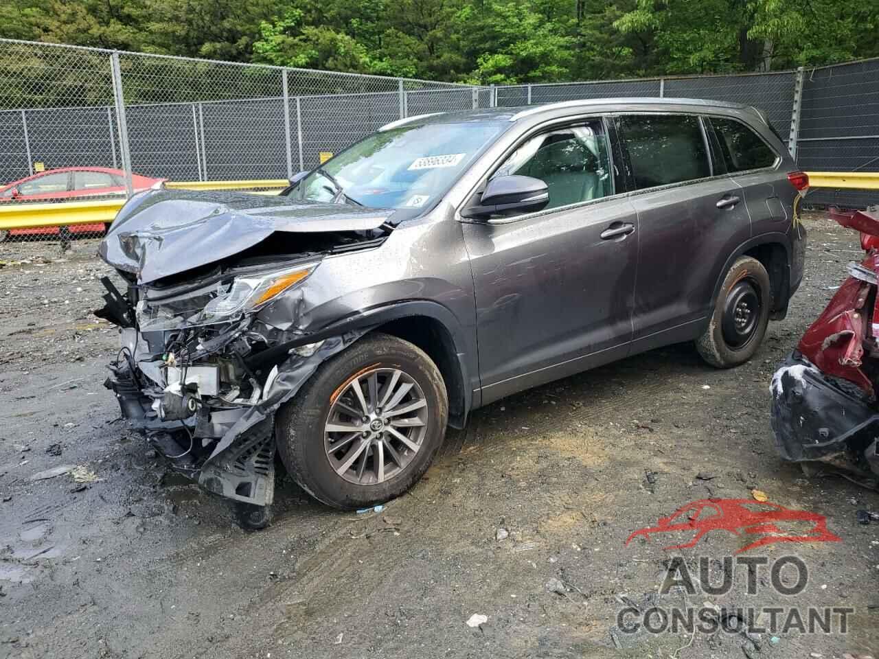 TOYOTA HIGHLANDER 2018 - 5TDJZRFH7JS538396