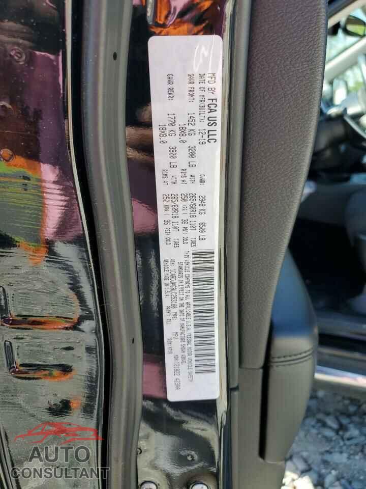 DODGE DURANGO 2020 - 1C4RDJAG8LC253180
