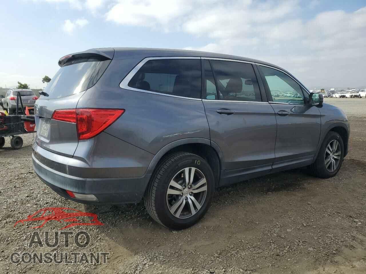 HONDA PILOT 2017 - 5FNYF5H74HB001326