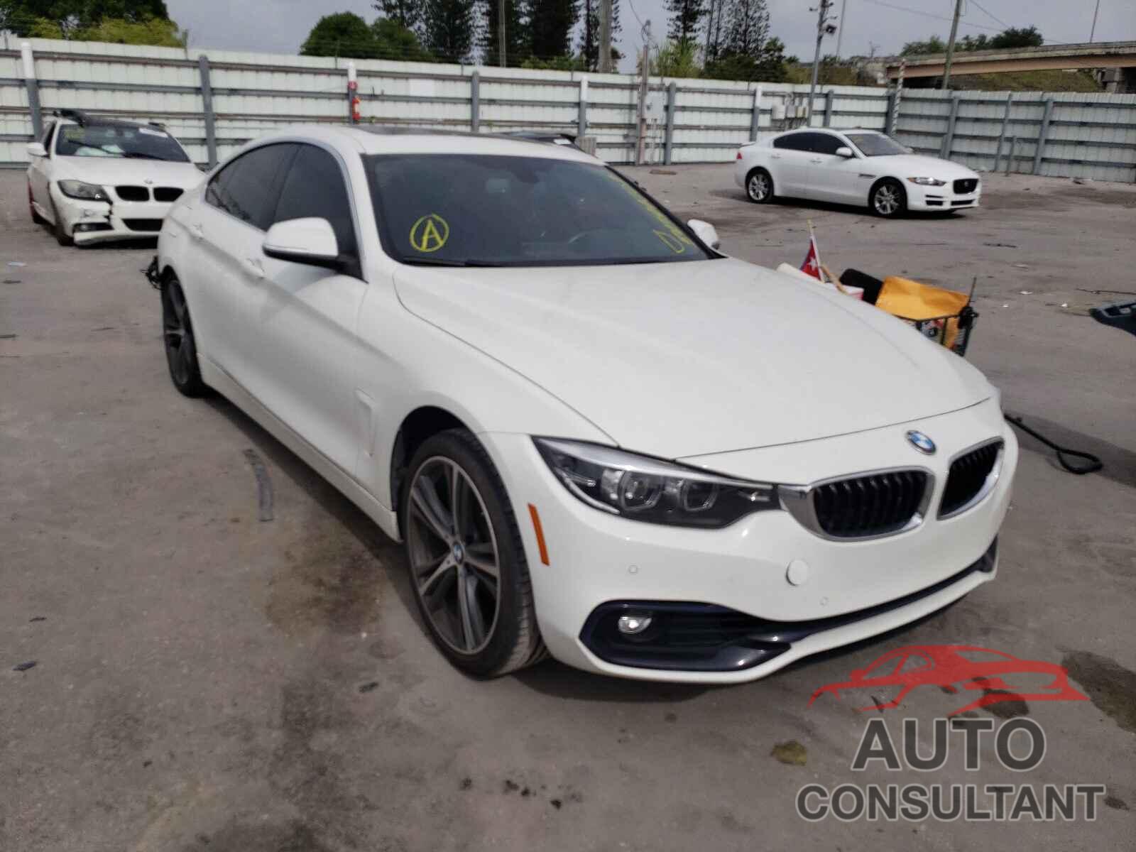 BMW 4 SERIES 2019 - WBA4J1C51KBM16199