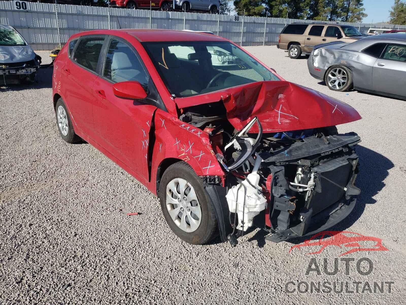 HYUNDAI ACCENT 2017 - KMHCT5AE3HU341940