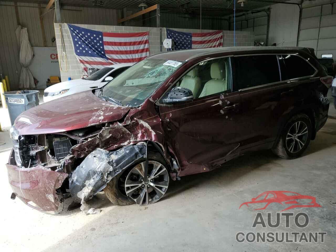TOYOTA HIGHLANDER 2016 - 5TDJKRFH2GS331928