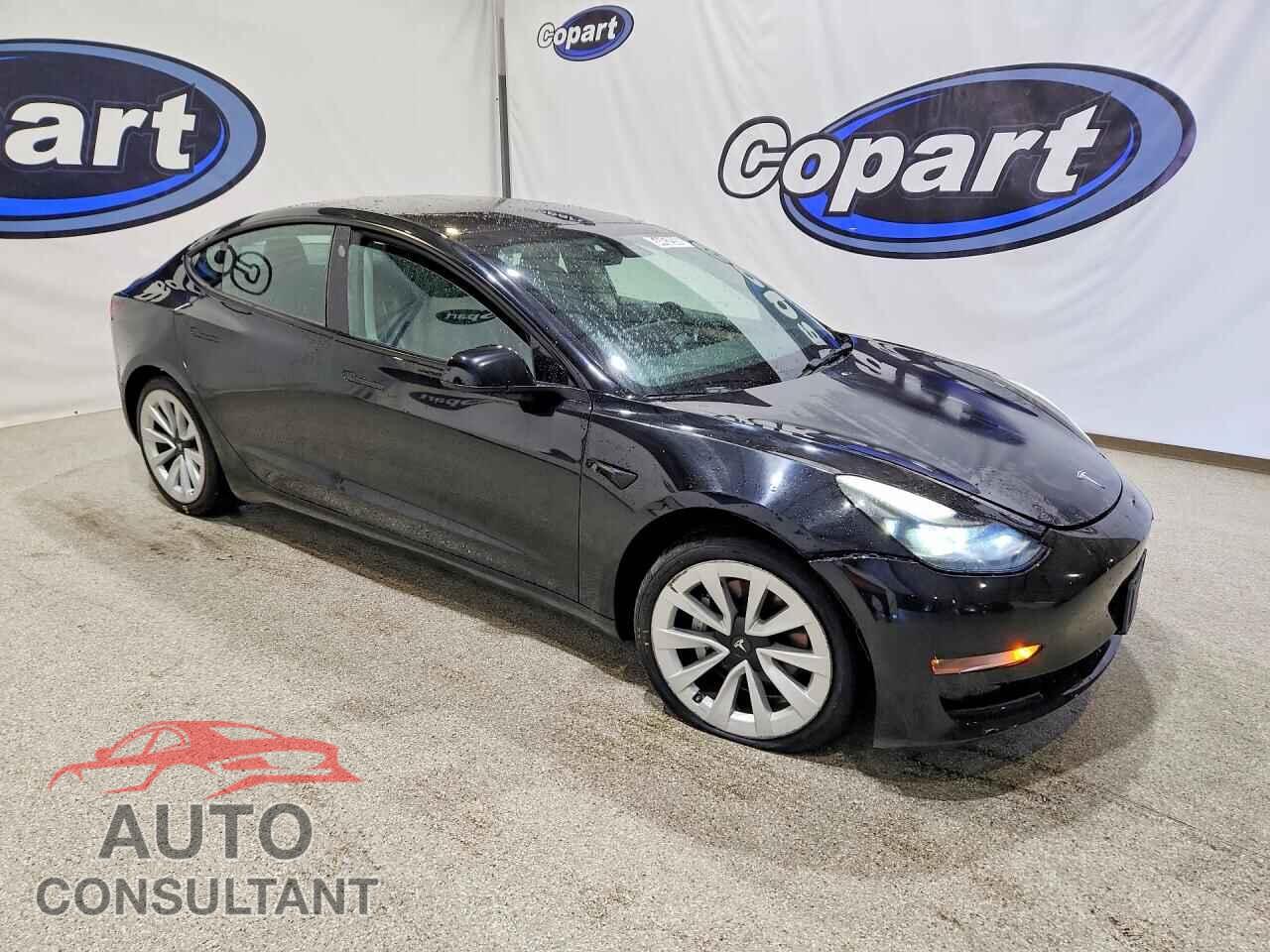 TESLA MODEL 3 2022 - 5YJ3E1EBXNF301012