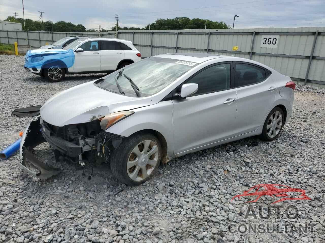 HYUNDAI ELANTRA 2012 - KMHDH4AE8CU387028