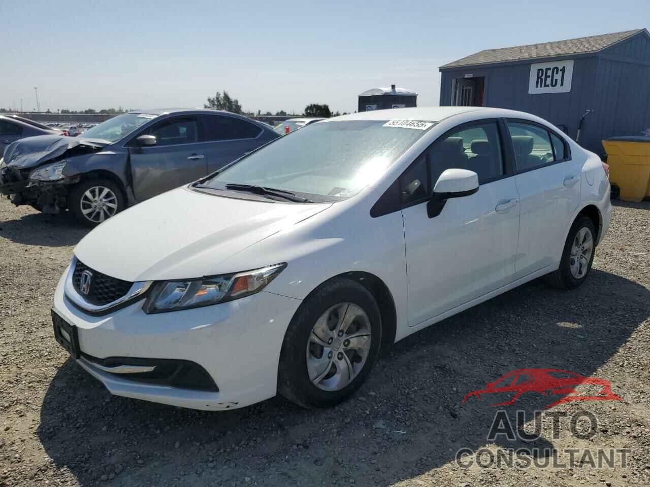 HONDA CIVIC 2013 - 19XFB2F58DE293100