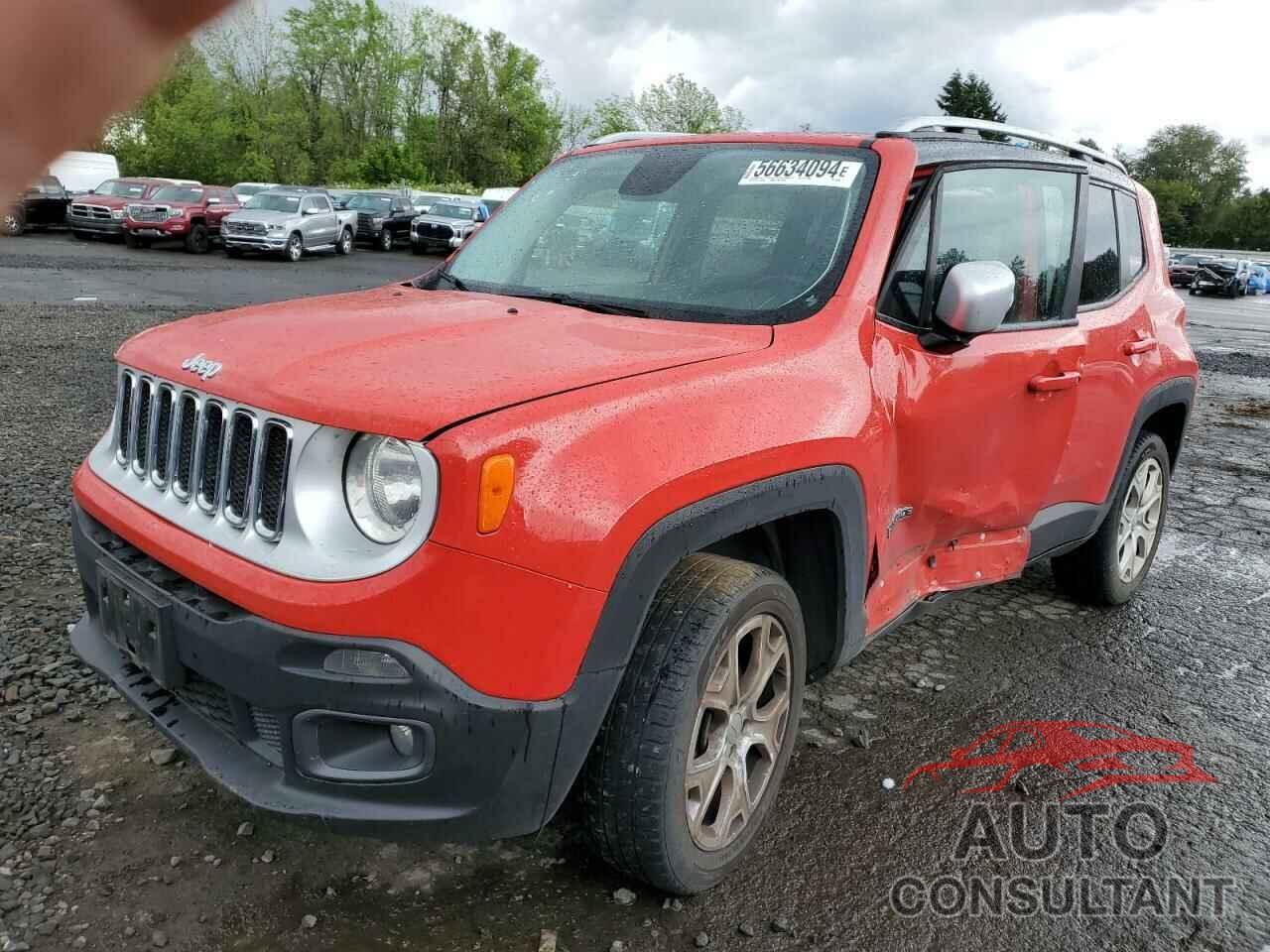 JEEP RENEGADE 2016 - ZACCJBDT9GPD48698