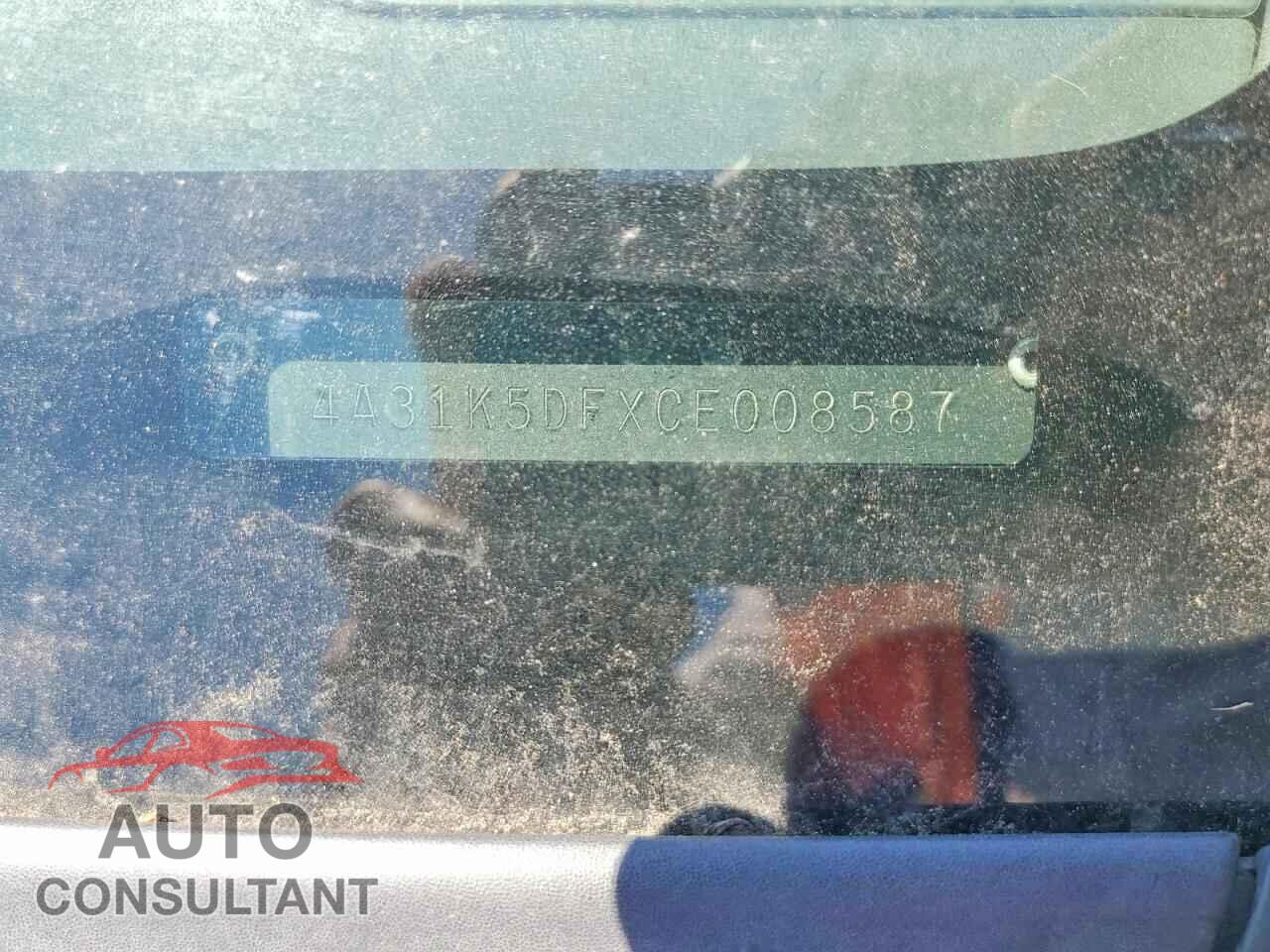 MITSUBISHI ECLIPSE 2012 - 4A31K5DFXCE008587