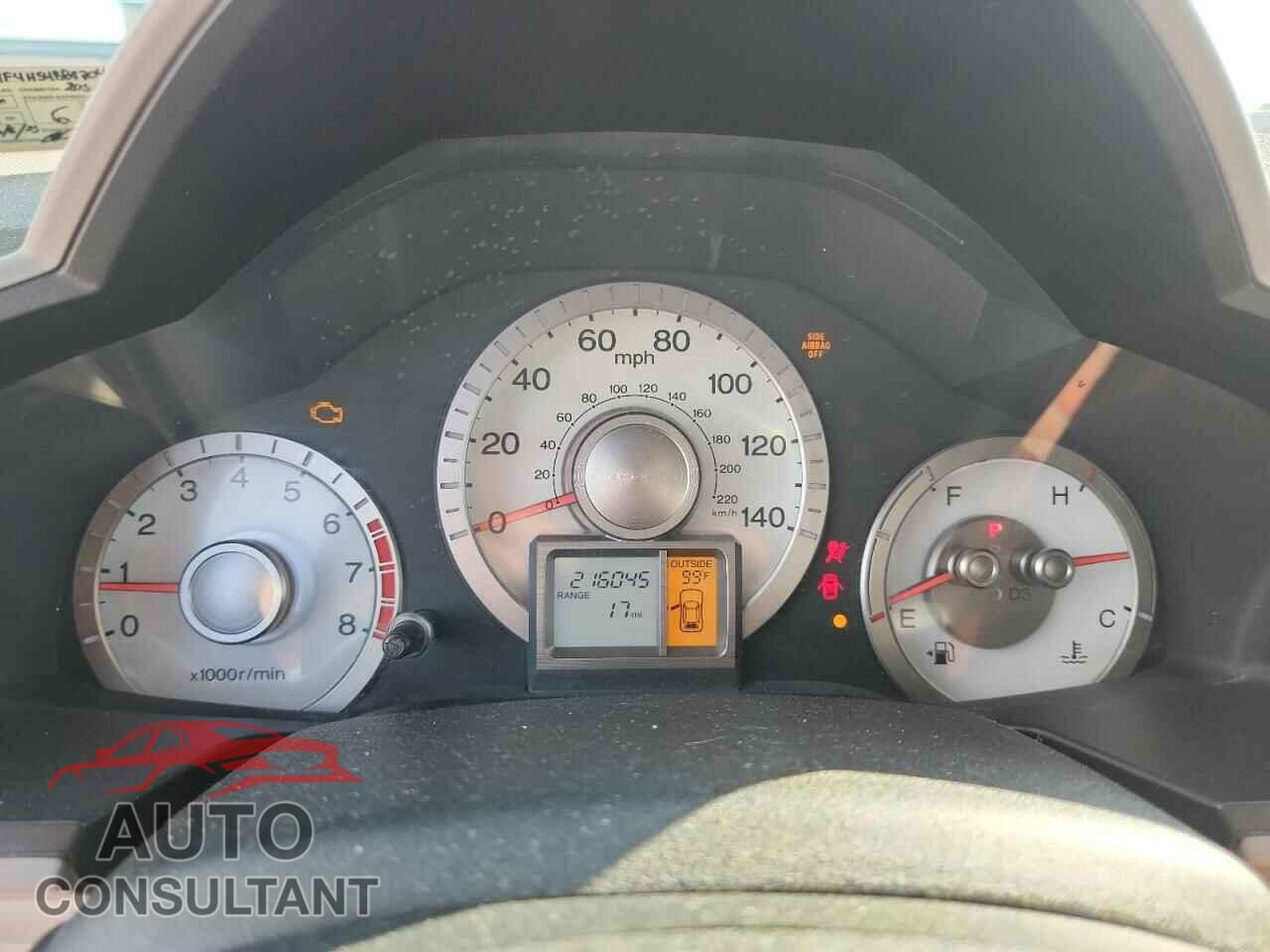 HONDA PILOT 2011 - 5FNYF4H54BB020409