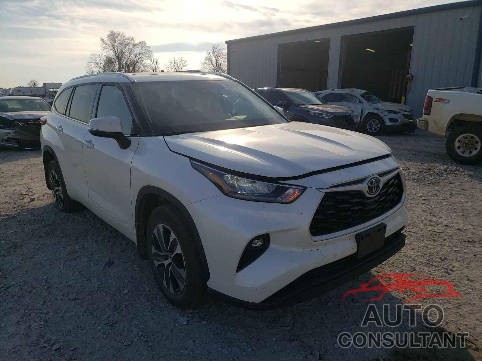 TOYOTA HIGHLANDER 2020 - 5TDGZRBH7LS507247