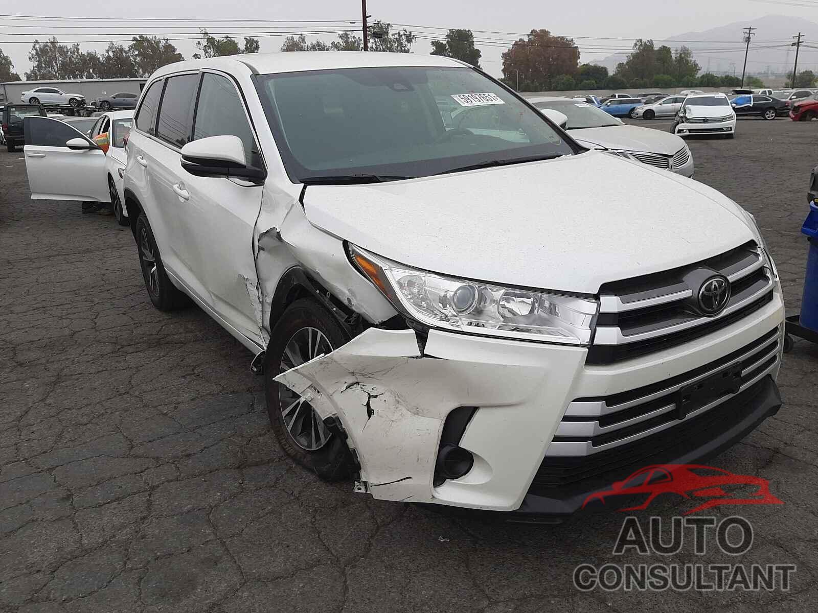 TOYOTA HIGHLANDER 2017 - 5TDZZRFH3HS207392