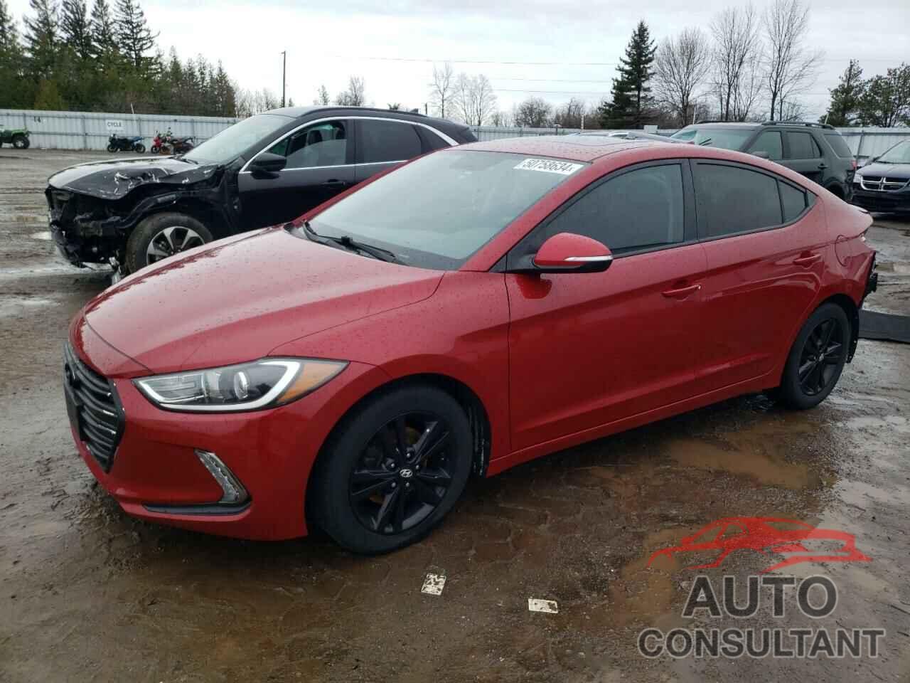 HYUNDAI ELANTRA 2018 - KMHD84LF0JU683938