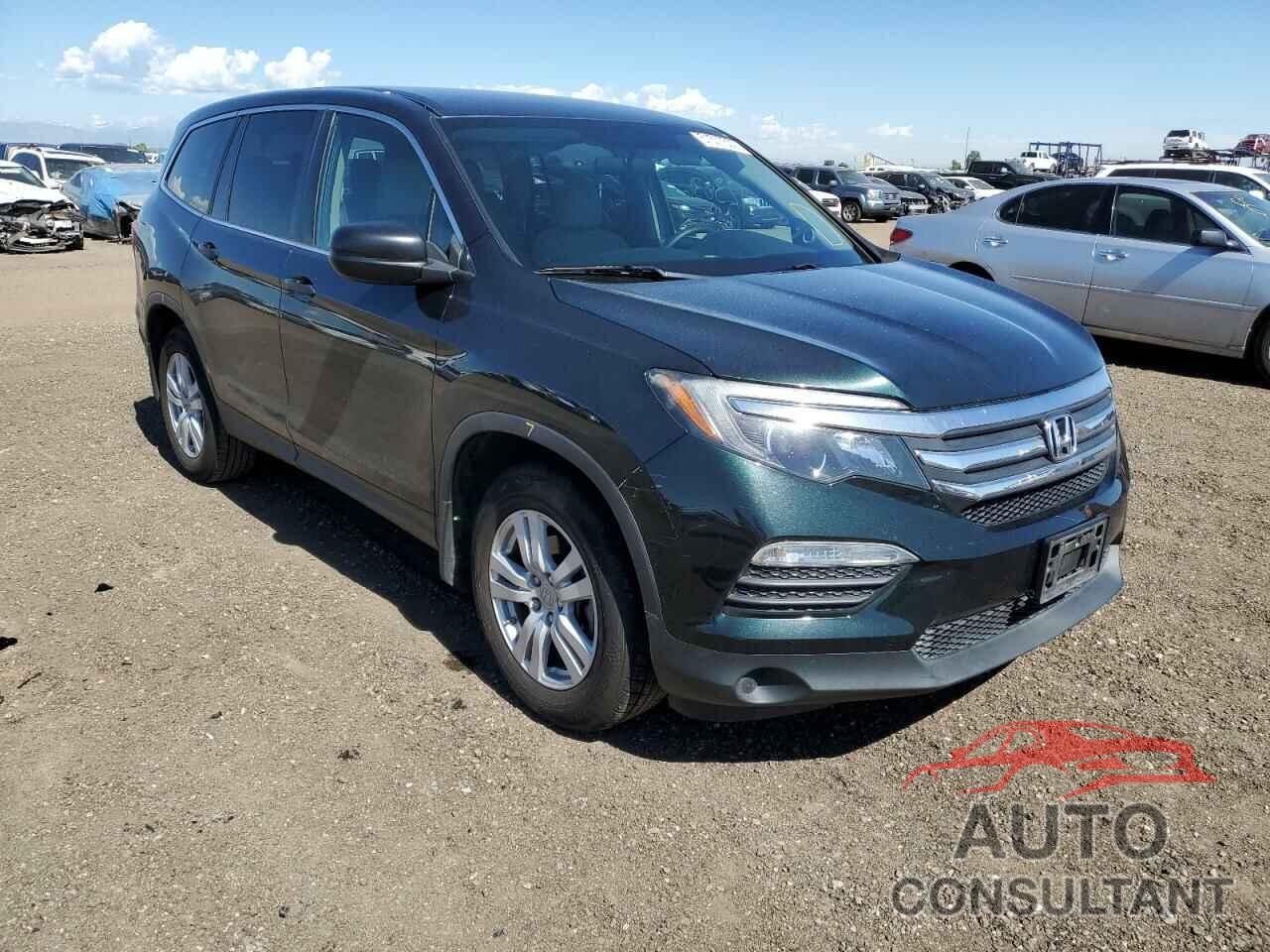 HONDA PILOT 2017 - 5FNYF5H15HB044505