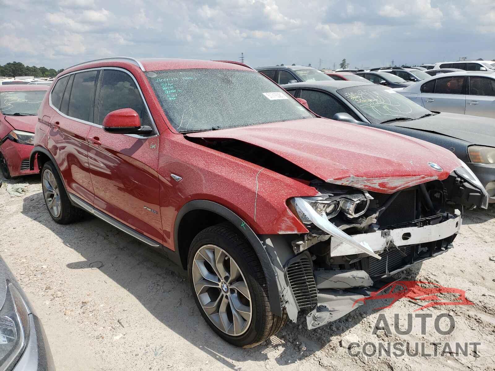 BMW X3 2016 - 5UXWX9C53G0D73367