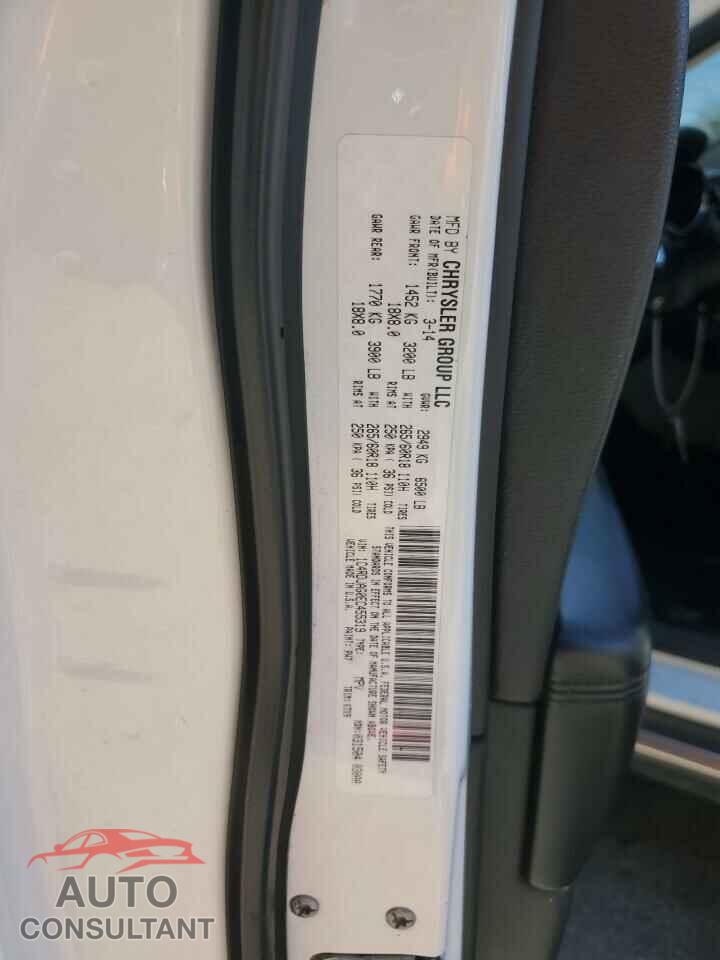 DODGE DURANGO 2014 - 1C4RDJAG0EC455319