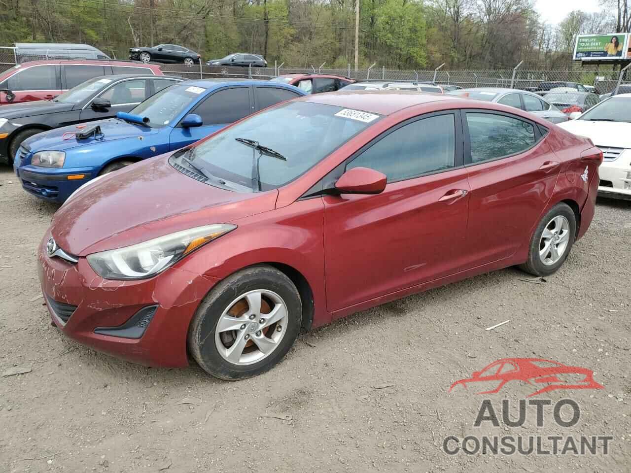 HYUNDAI ELANTRA 2014 - 5NPDH4AE7EH534358