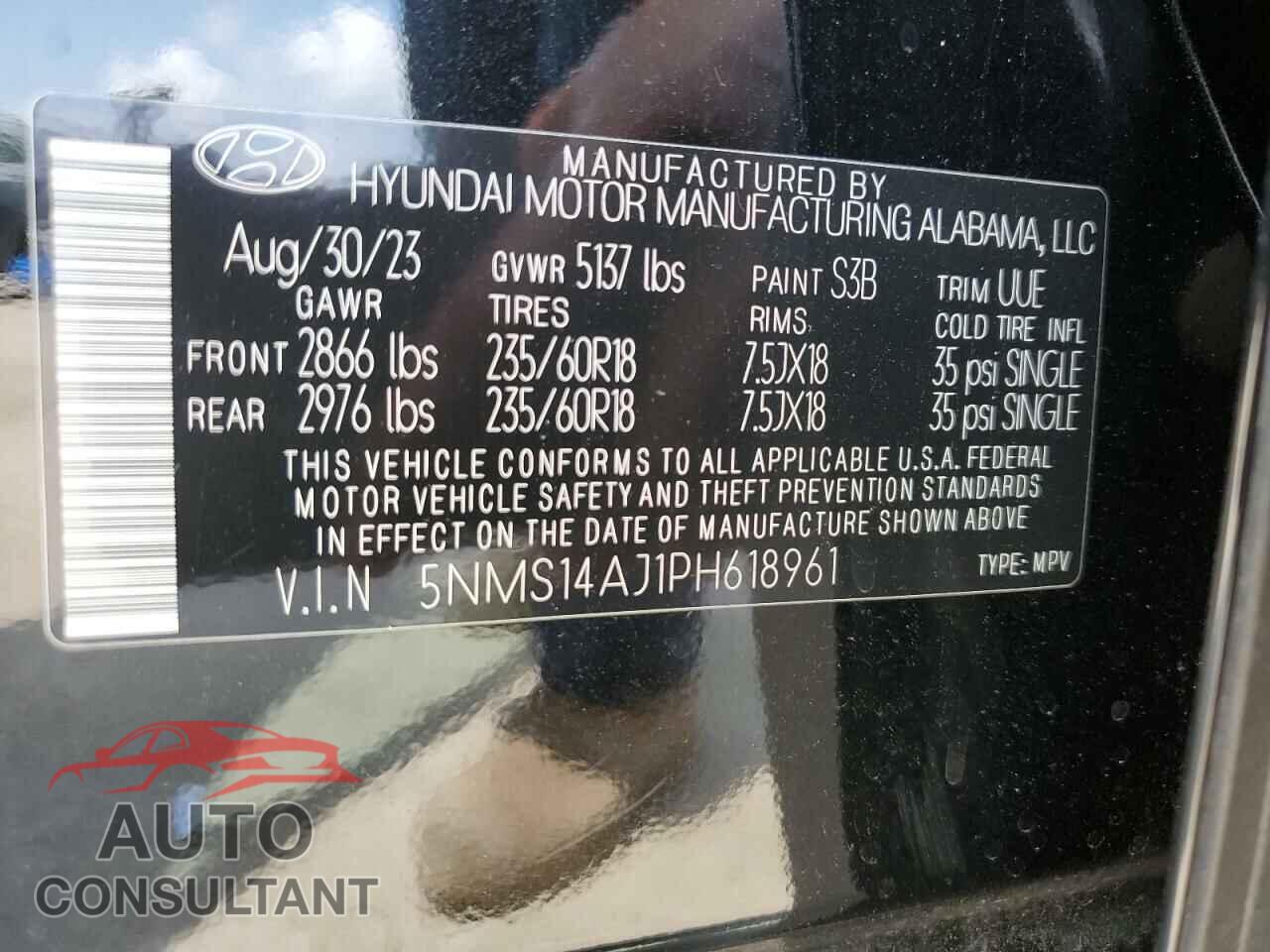 HYUNDAI SANTA FE 2023 - 5NMS14AJ1PH618961