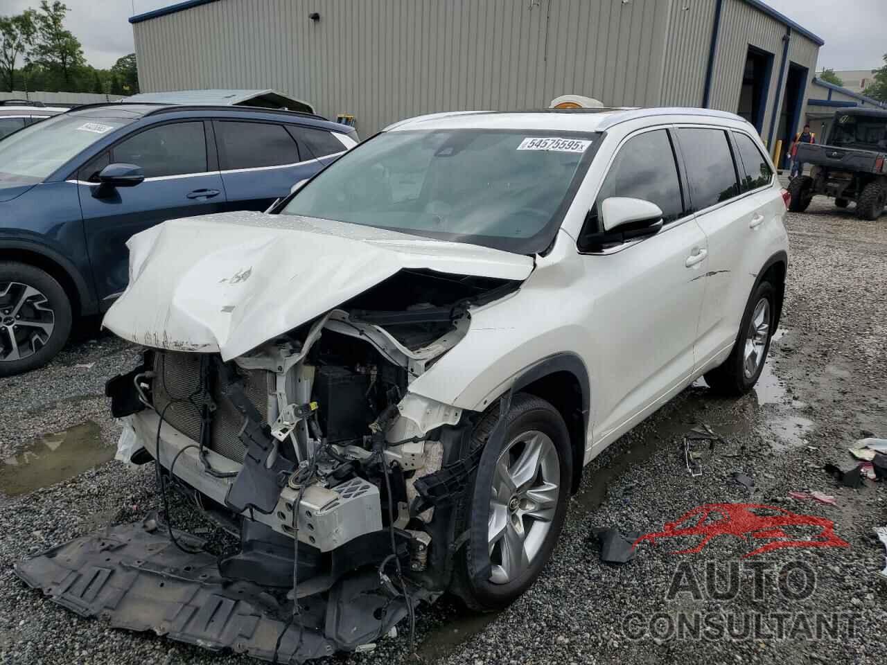 TOYOTA HIGHLANDER 2019 - 5TDDZRFH7KS968833