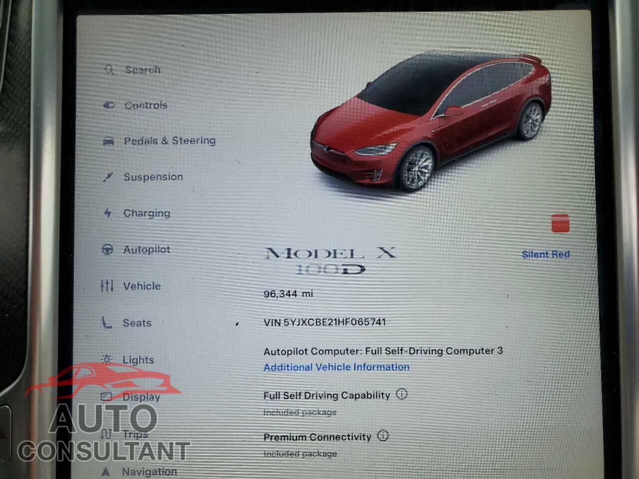 TESLA MODEL X 2017 - 5YJXCBE21HF065741