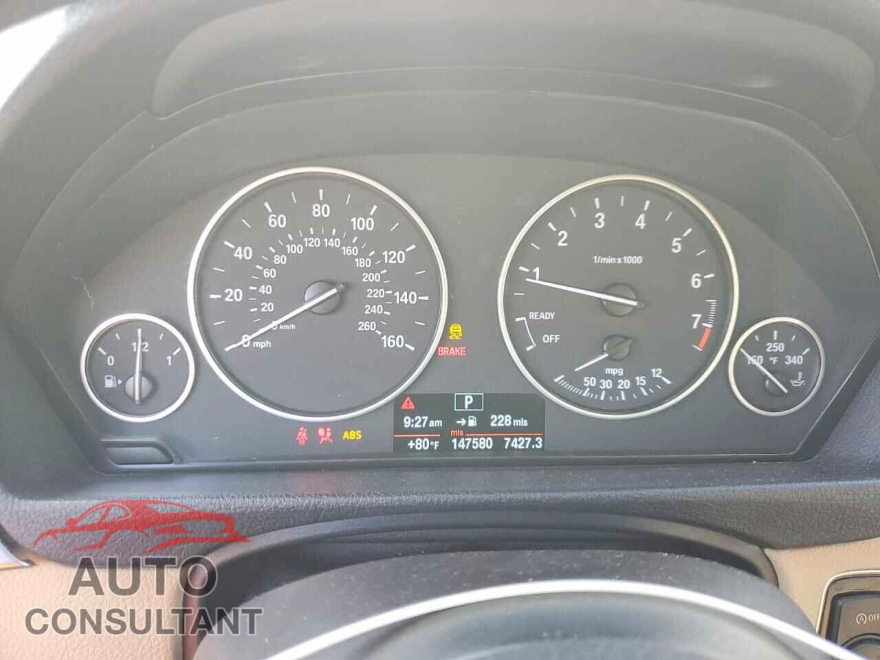 BMW 3 SERIES 2013 - WBA3B1C54DK128690