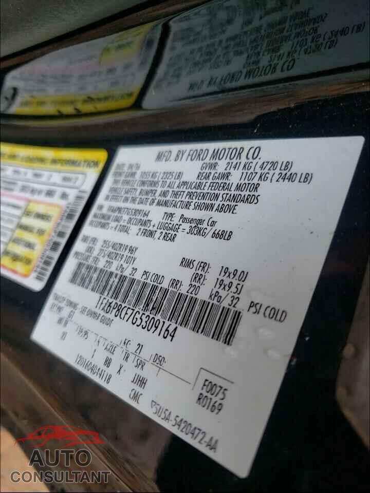 FORD MUSTANG 2016 - 1FA6P8CF7G5309164