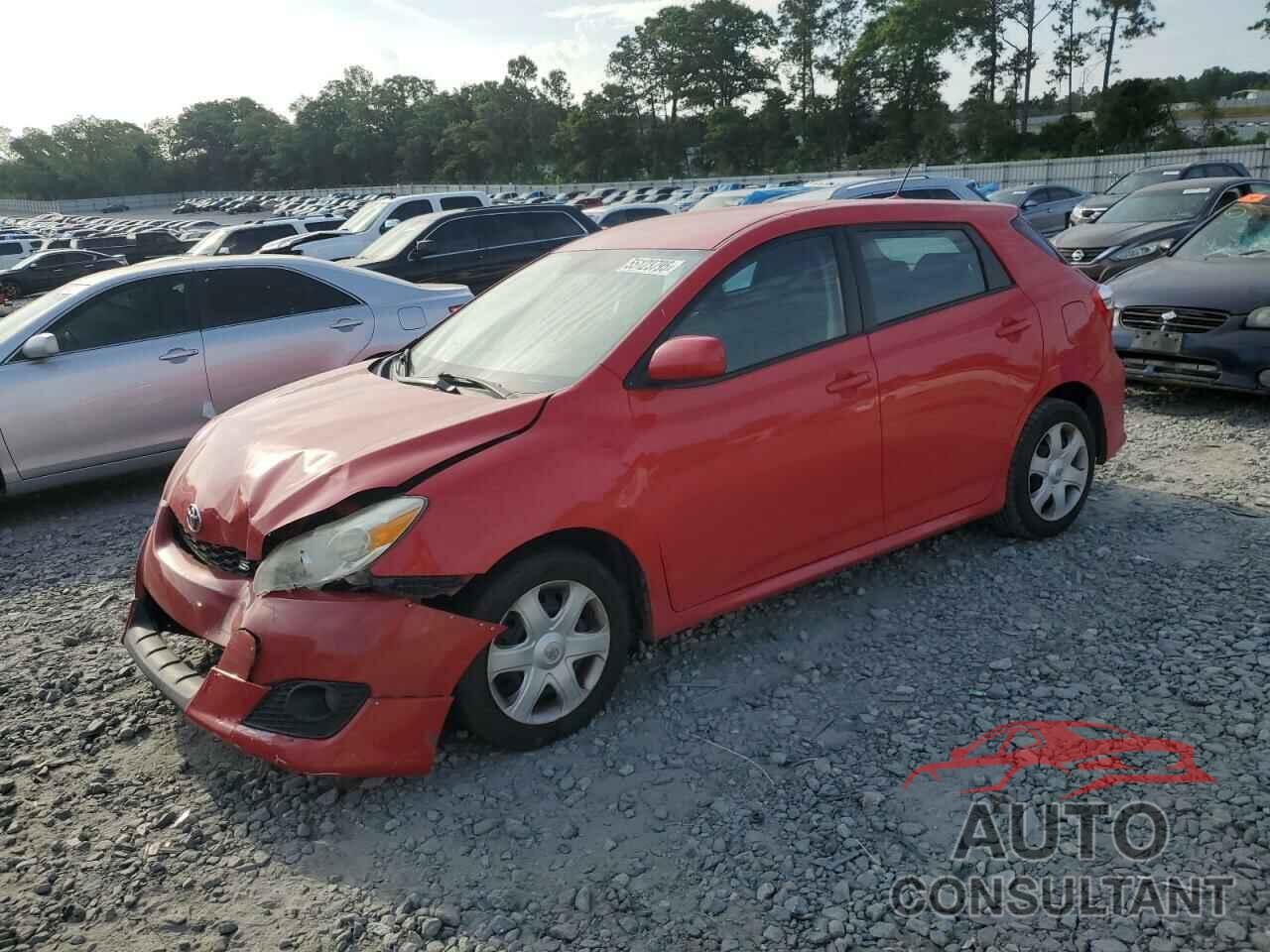 TOYOTA COROLLA 2009 - 2T1KE40E09C012195