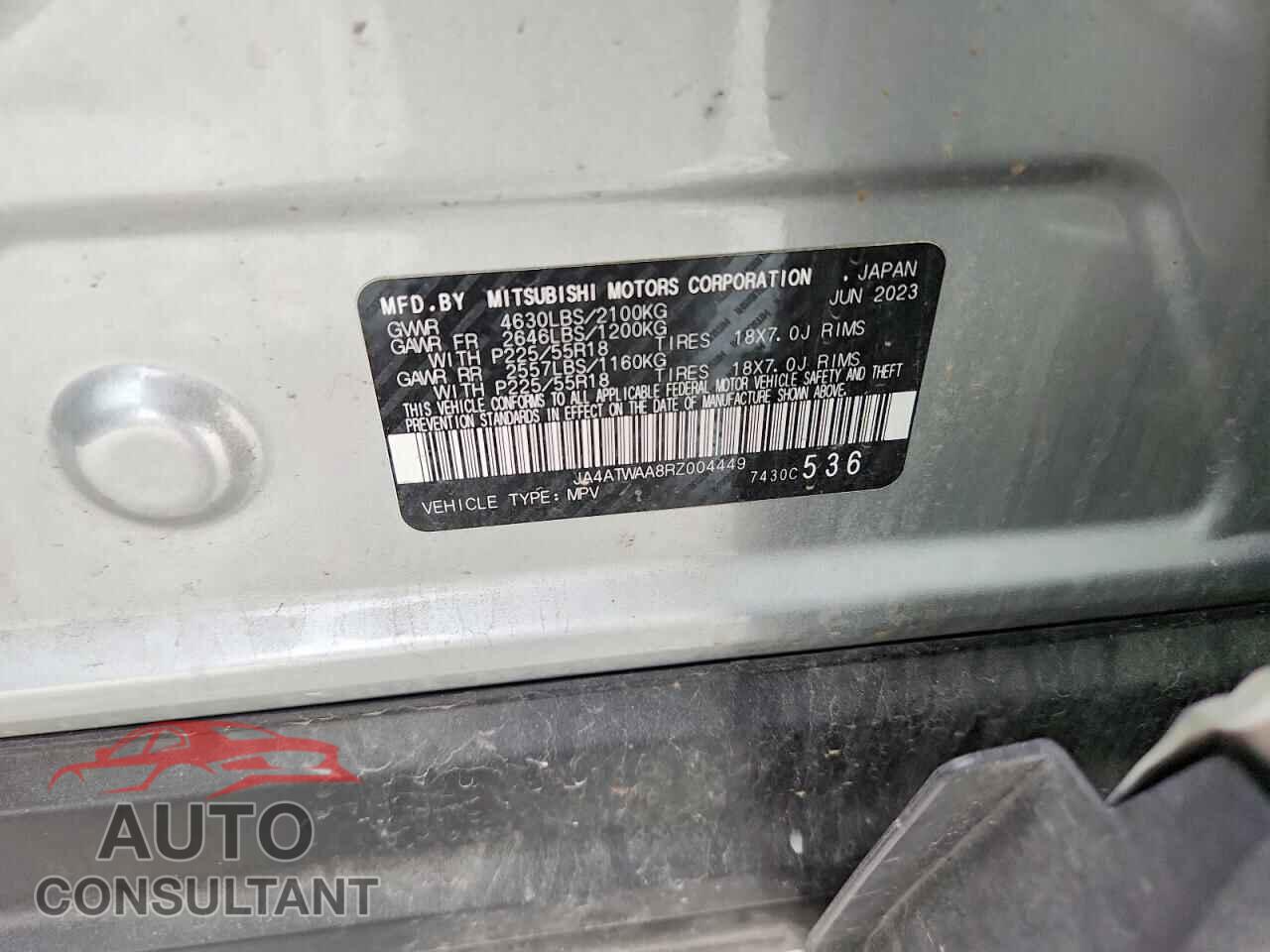 MITSUBISHI ECLIPSE 2024 - JA4ATWAA8RZ004449