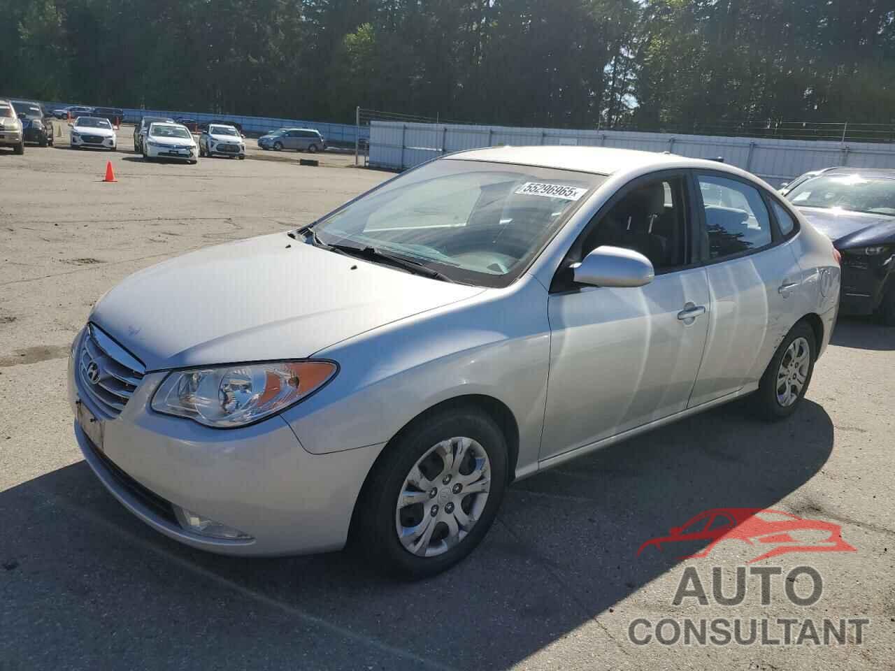 HYUNDAI ELANTRA 2010 - KMHDU4ADXAU863120