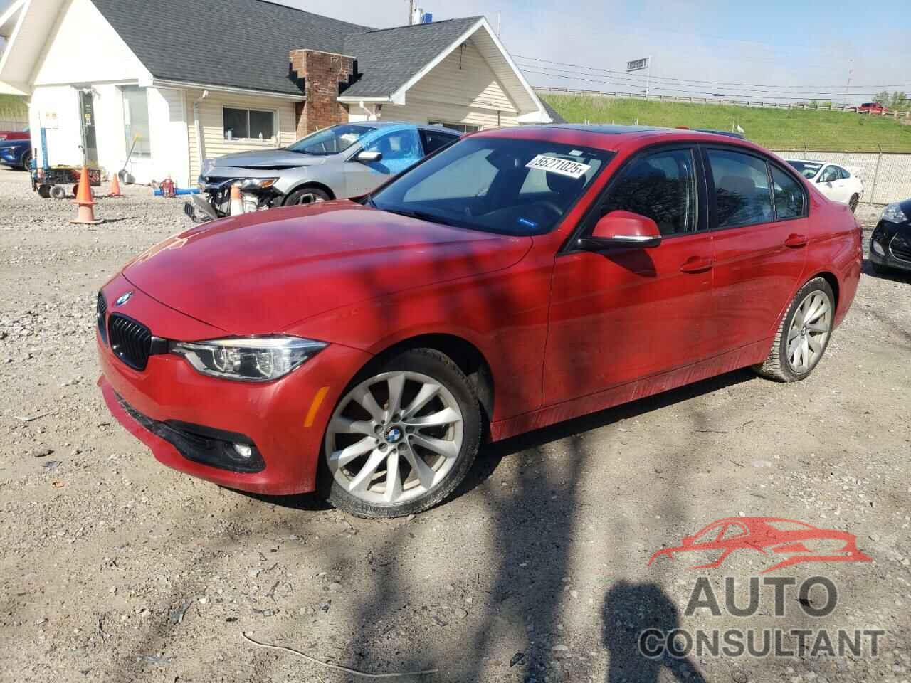 BMW 3 SERIES 2018 - WBA8A3C57JA491782